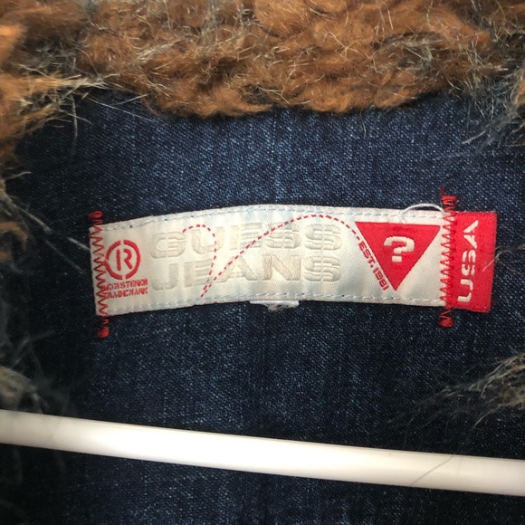 Vintage Guess Denim Trench Coat - Picture 3 of 9